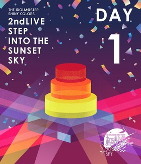 THE IDOLMSTER SHINY COLORS 2ndLIVE STEP INTO THE SUNSET SKY Blu-ray Disc̾ DAY-1 