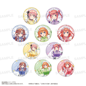 五等分の花嫁＊ トレーディング缶バッジ ジャージメイド ver.（1BOX） 