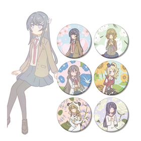 「青春ブタ野郎」シリーズ トレーディング Botania マット缶バッジ（1BOX） 