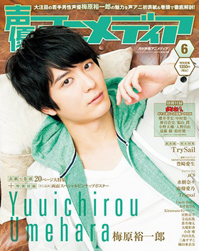 声優アニメディア 2016年6月号＜両面スペシャルピンナップポスター、他付録＞ 